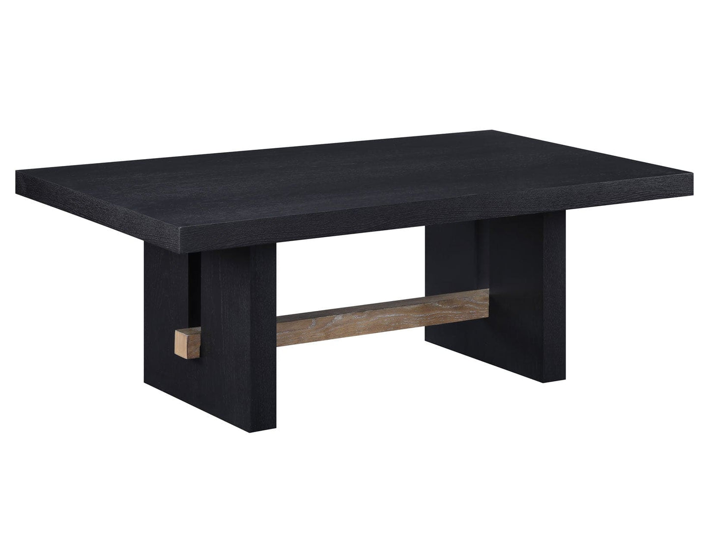 Aubrey 48″ Coffee Table, Black Finish