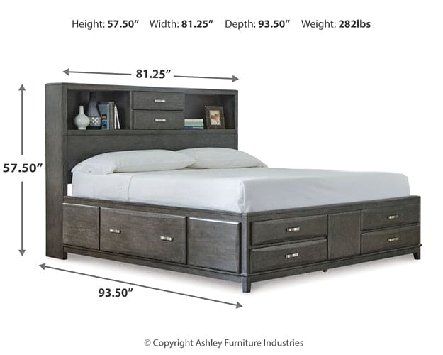 Ashley Express - Caitbrook Storage Bed With 8 Drawers