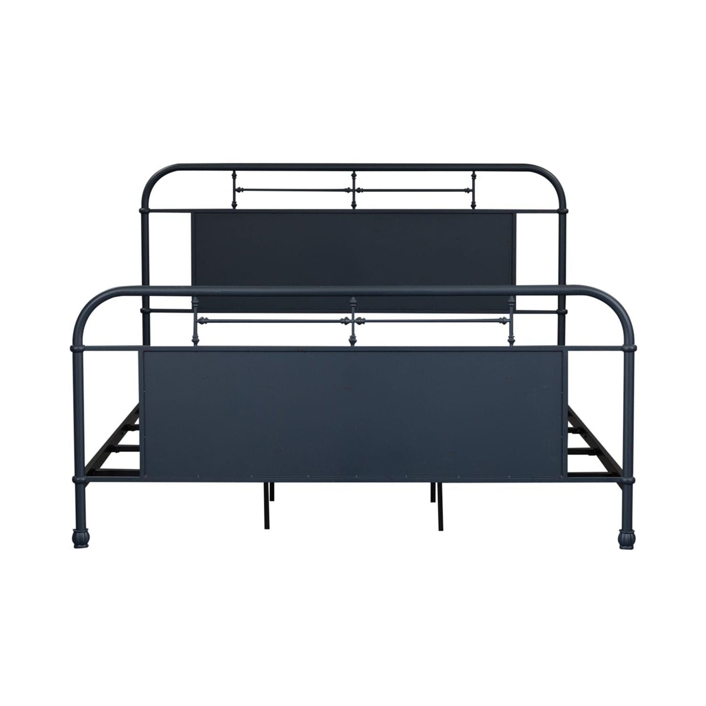 Vintage Series - King Metal Bed- Navy