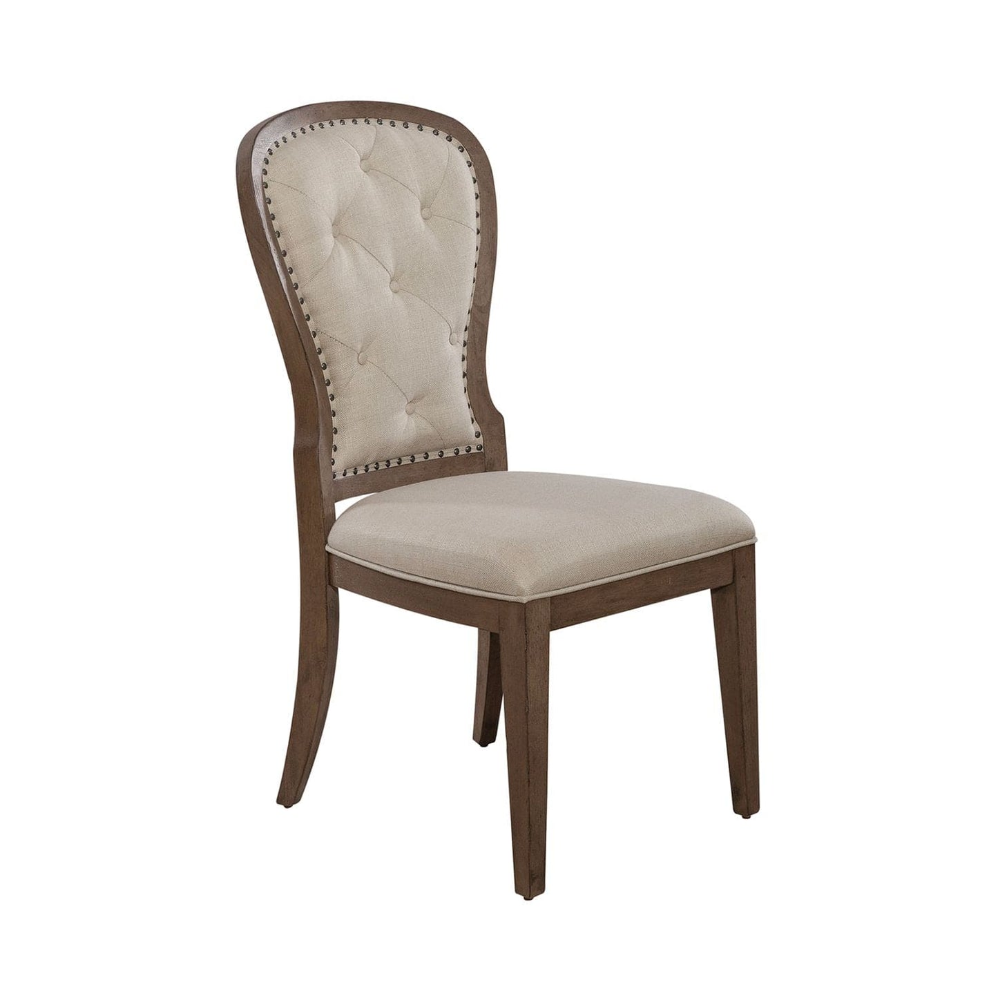 Americana Farmhouse - Uph Tufted Back Side Chair