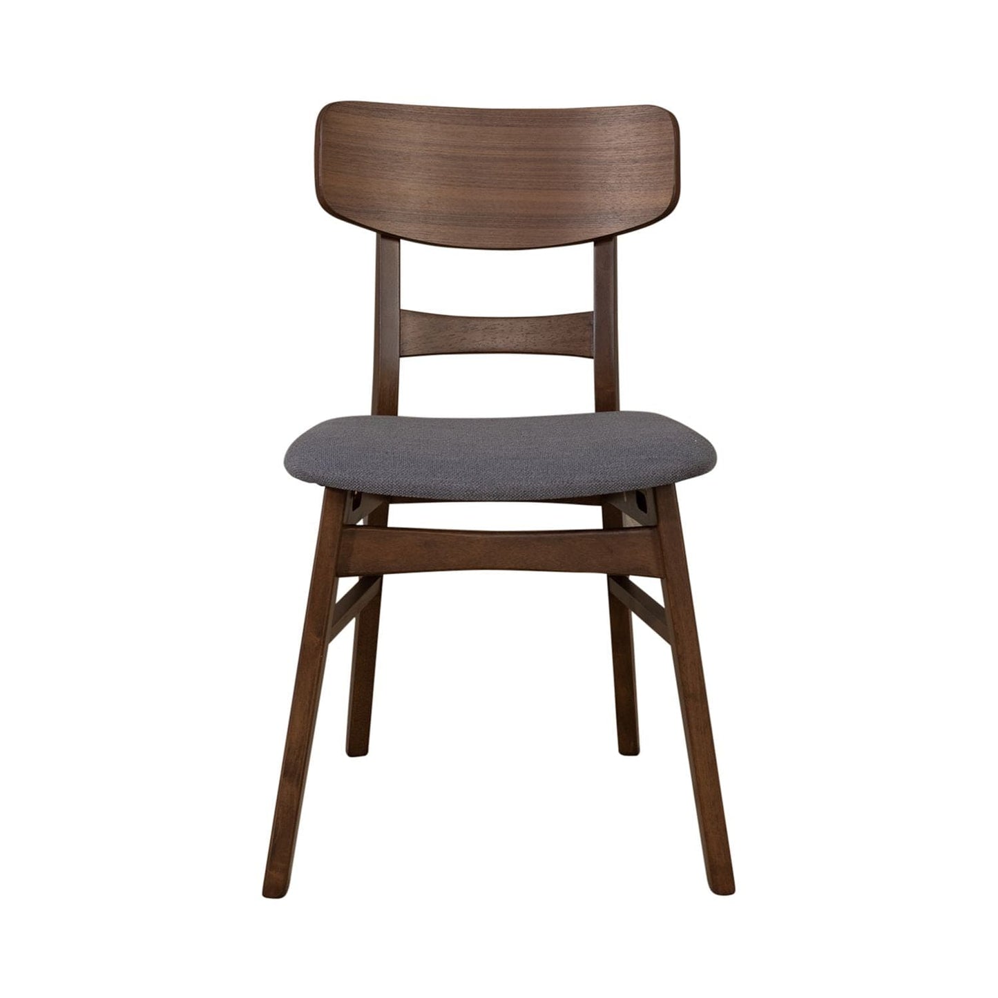 Space Savers - Panel Back Side Chair- Grey (RTA)