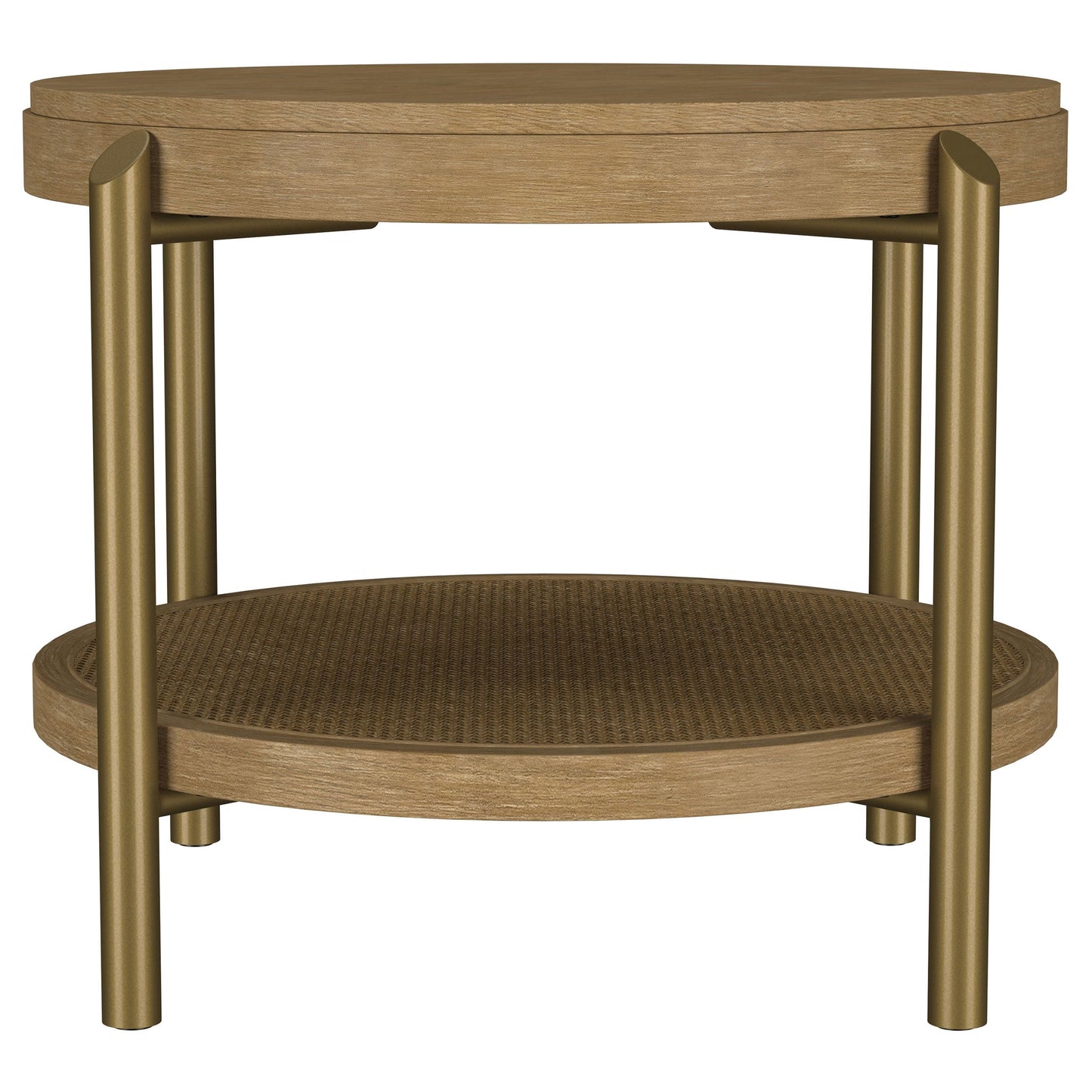 Arini 3-piece Round Coffee and End Table Set Sand Wash