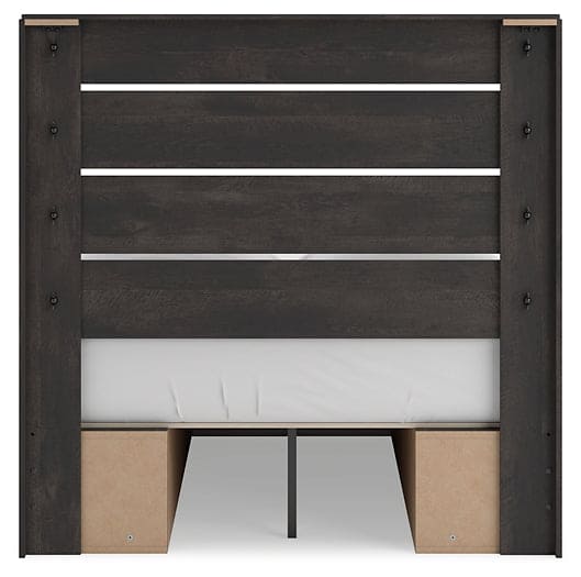 Hollivern  Panel Bed With Storage