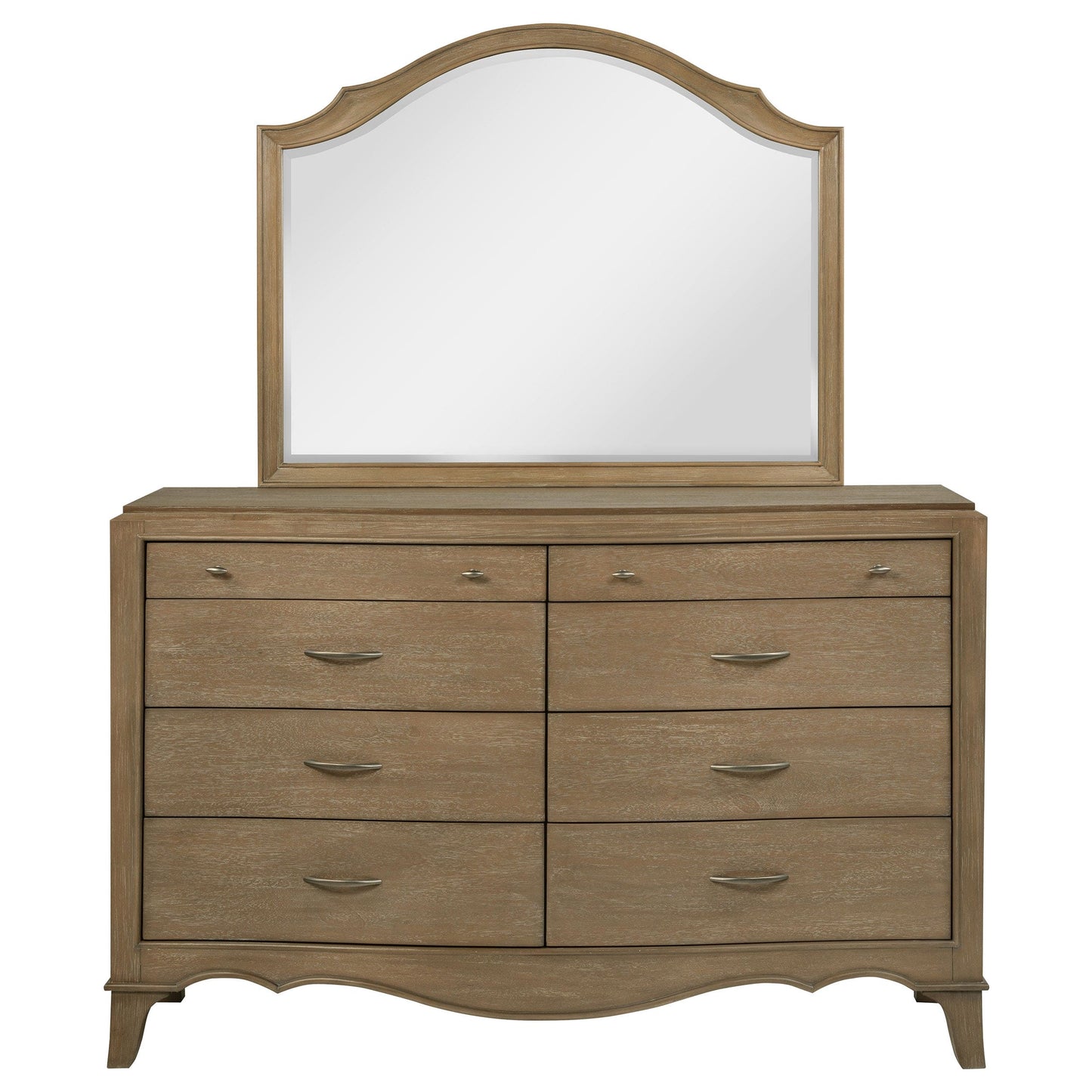 Revello 8-drawer Bedroom Dresser with Mirror Washed Mango