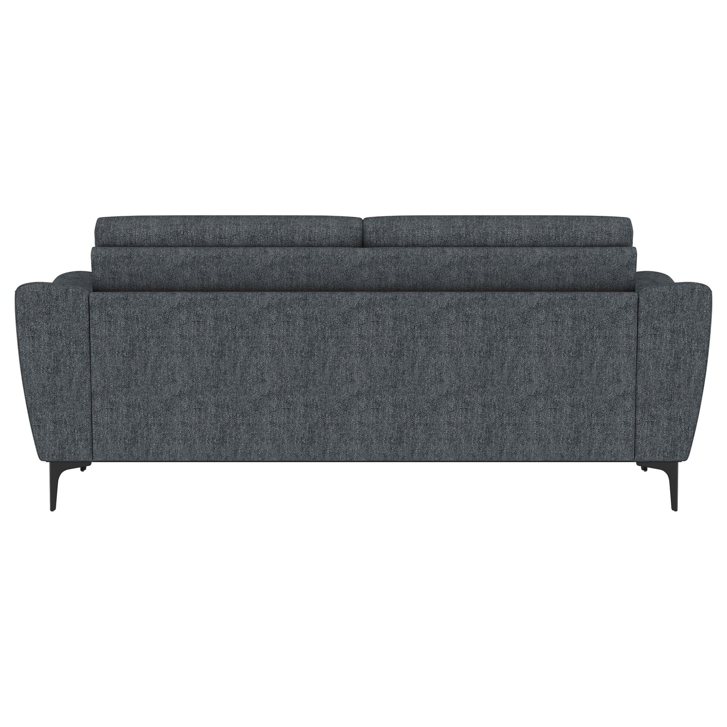 Nolan Upholstered Sloped Track Arm Sofa Charcoal