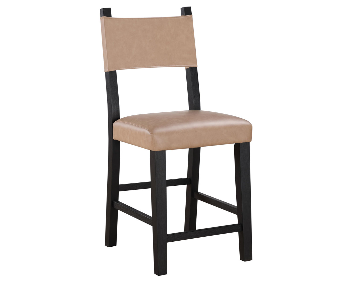 Aubrey 5-Piece 59.5″ Counter Dining Set, Black Finish