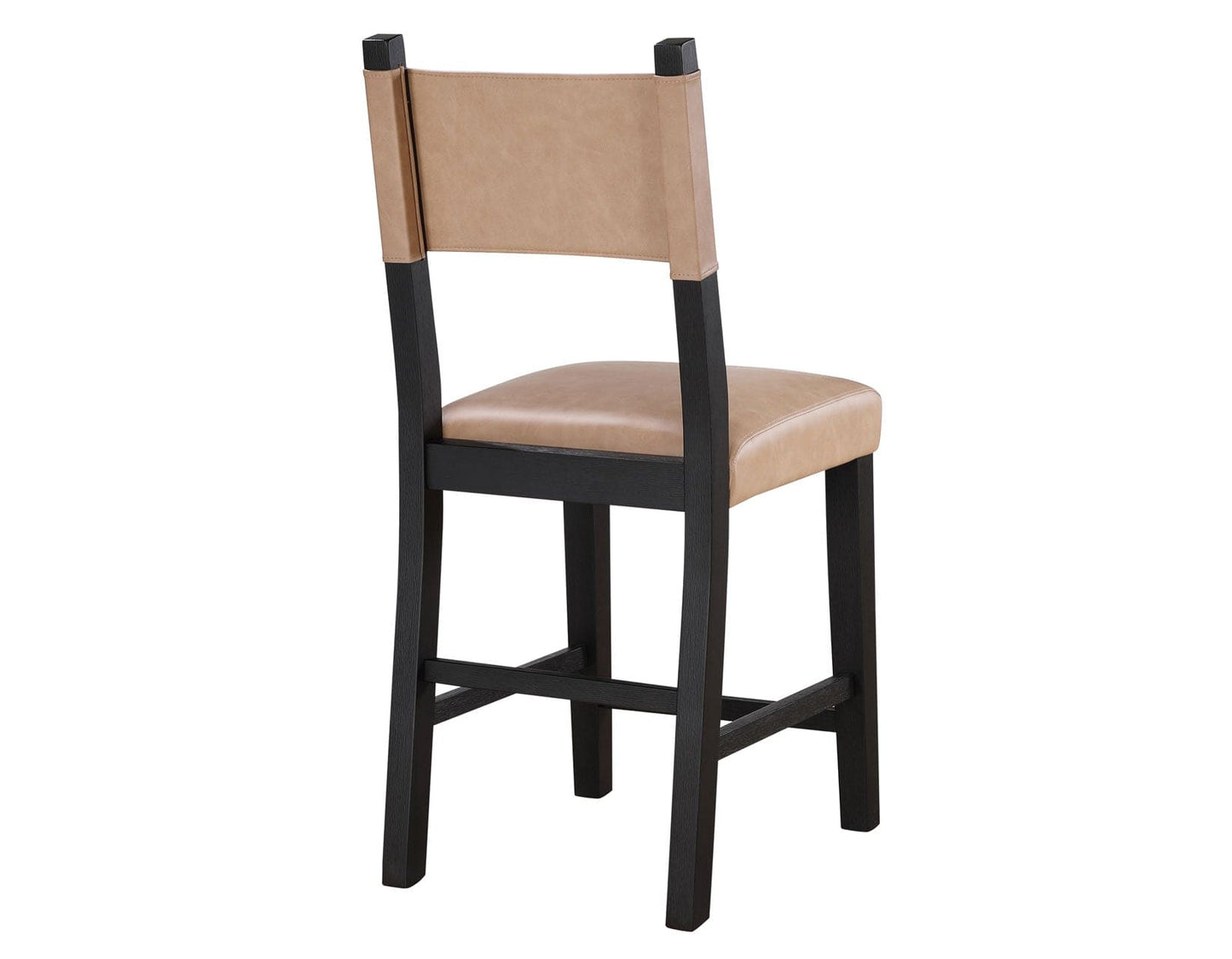 Aubrey 5-Piece 59.5″ Counter Dining Set, Black Finish