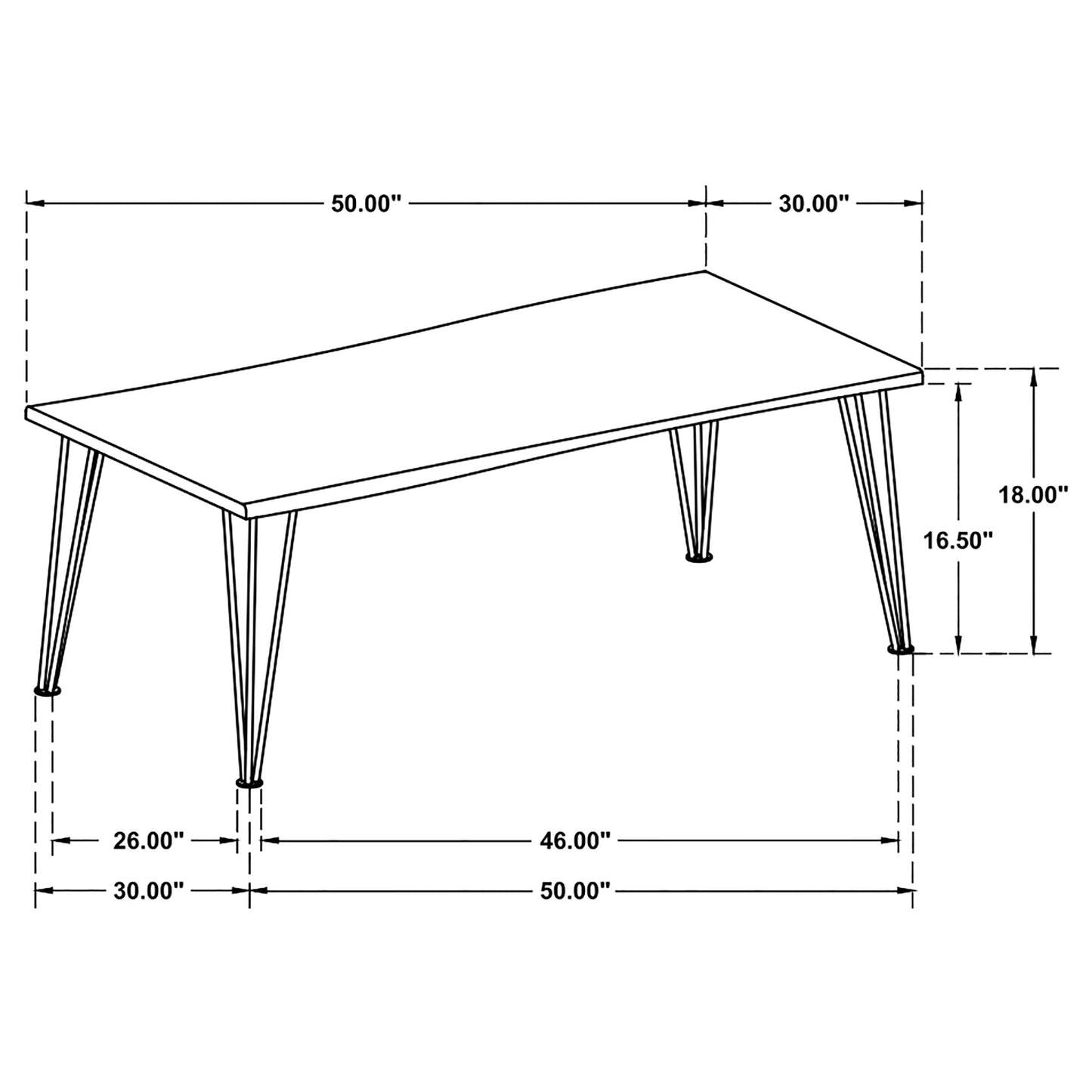 Zander 2-piece Rectangular Coffee and End Table Set Natural