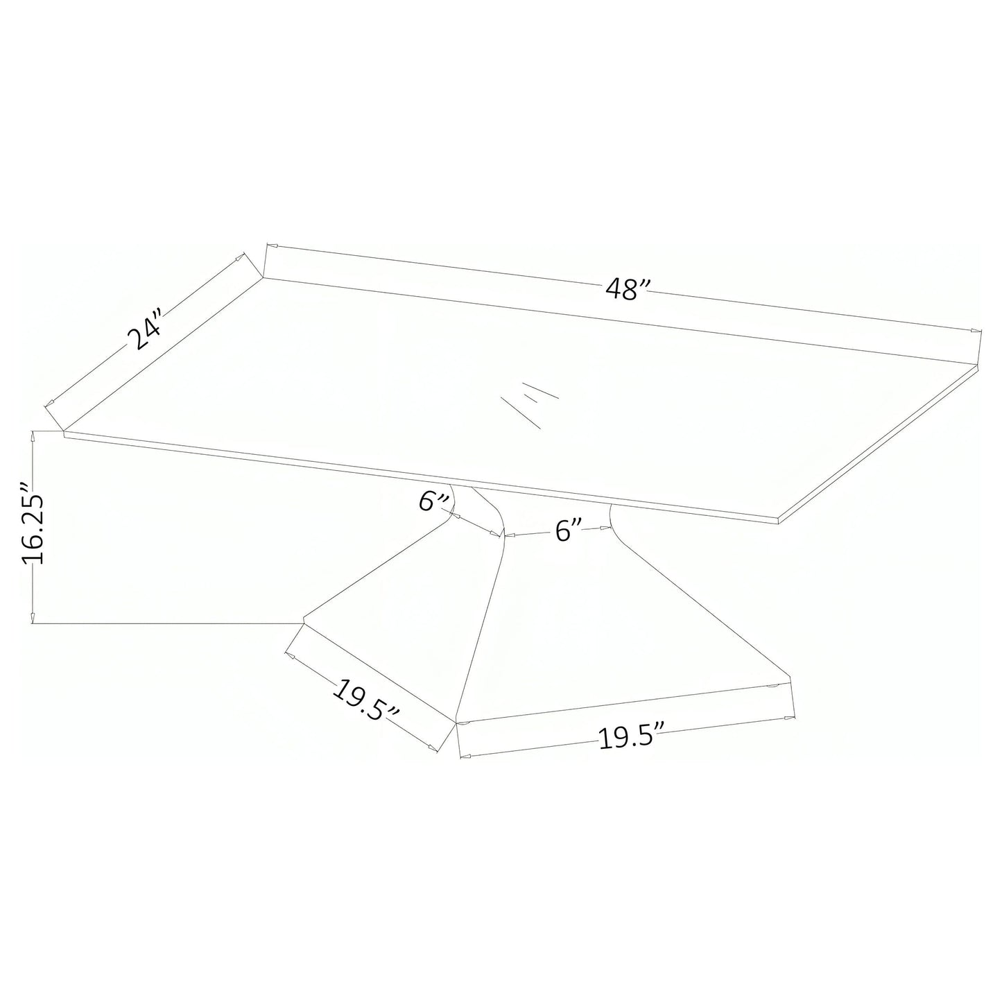 Jenny 2-piece Rectangular Coffee and End Table Set Chrome