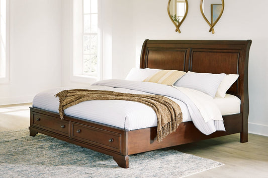 Trellington King Sleigh Storage Bed