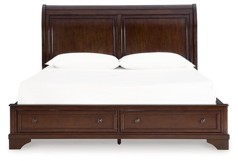 Trellington King Sleigh Storage Bed