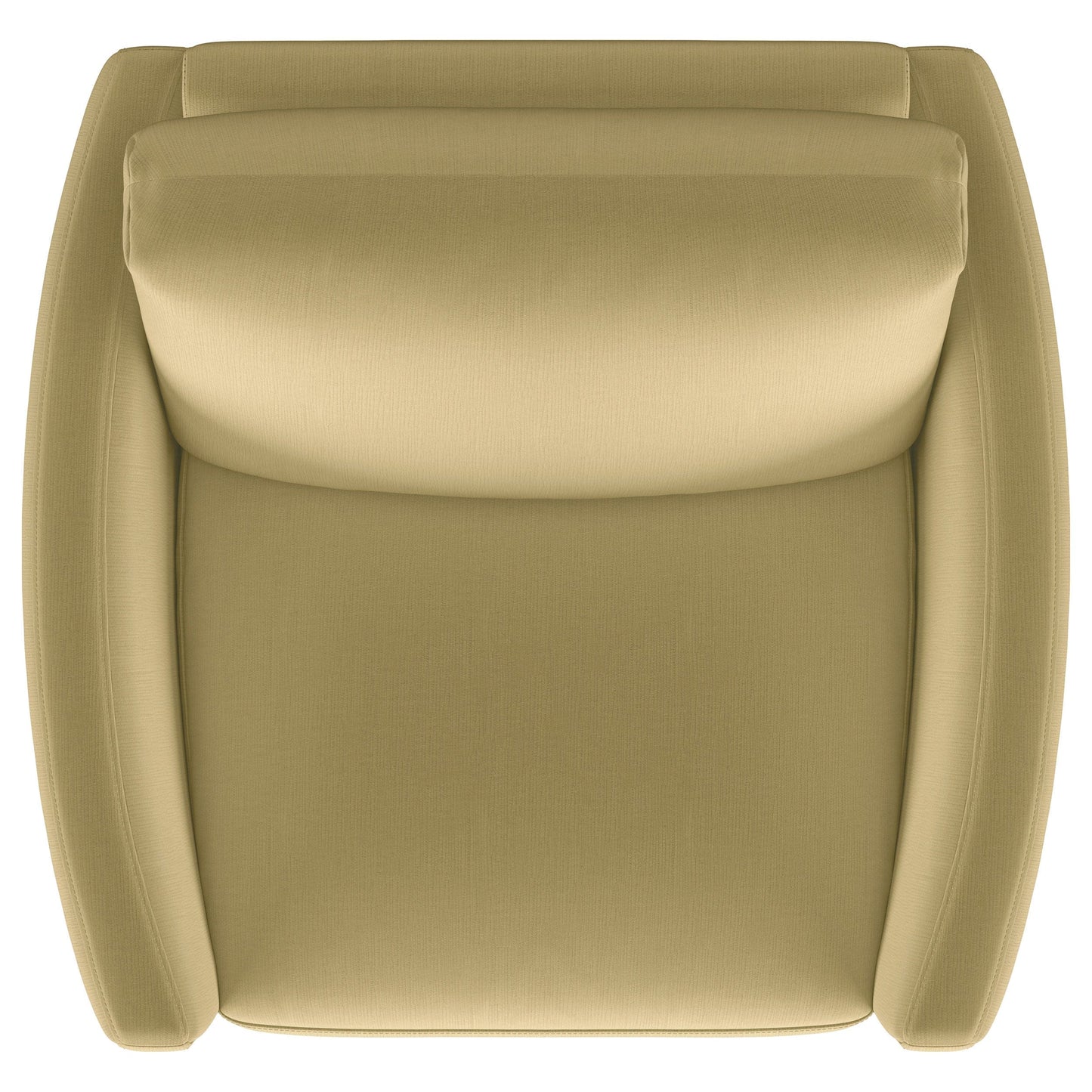 Corliss Upholstered Curved Track Arm Chair Camel