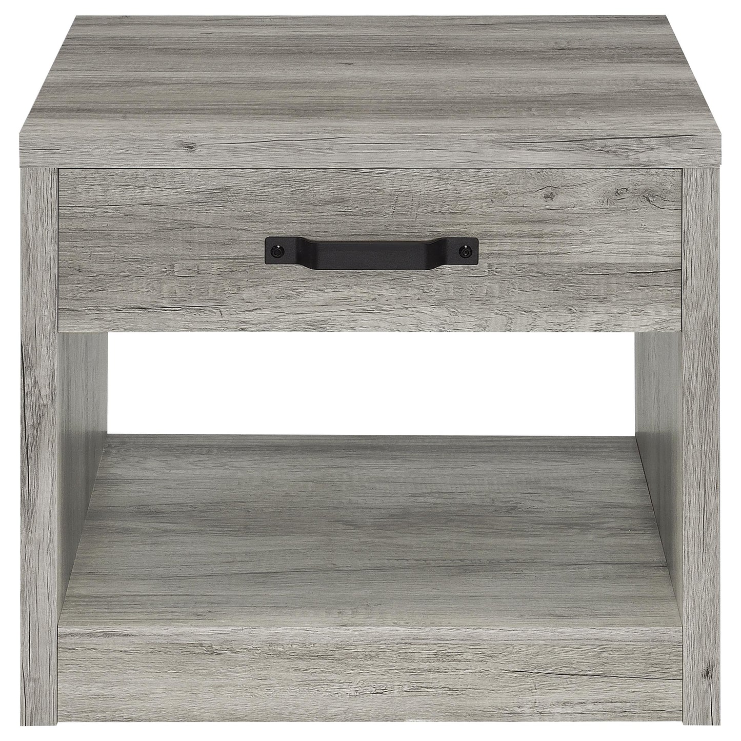 Felix 2-piece Coffee and End Table Set Grey Driftwood
