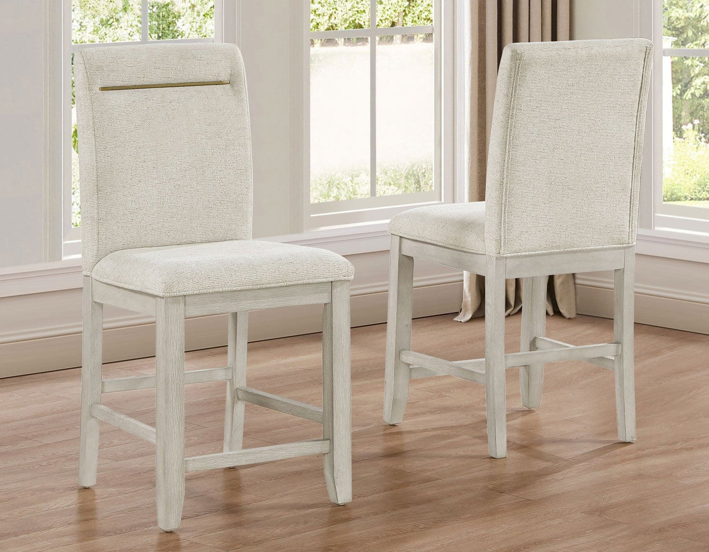 Garland 24″ Counter Stool, Greige Finish