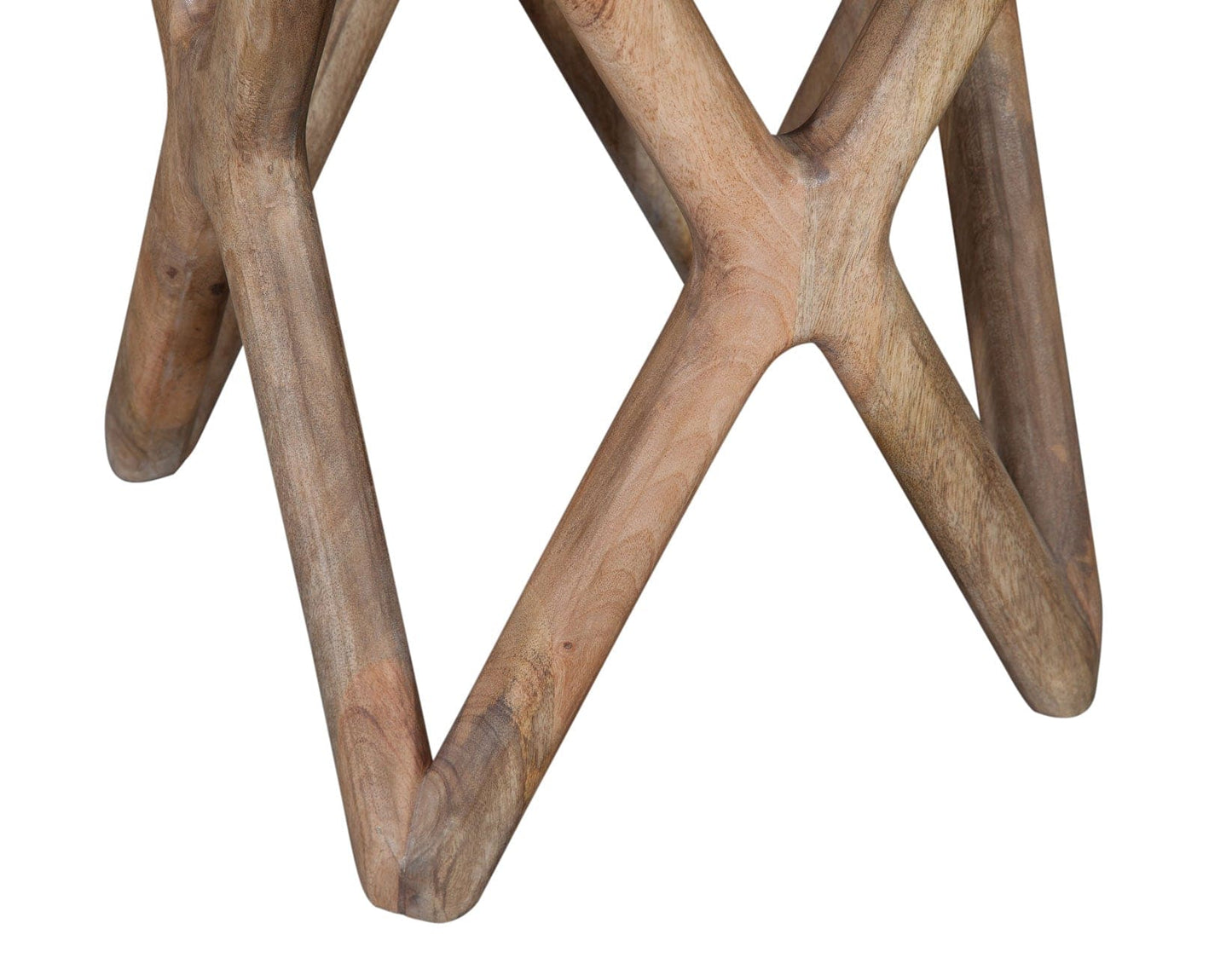 Wyman Banswara 20″ Round White Marble Top End Table