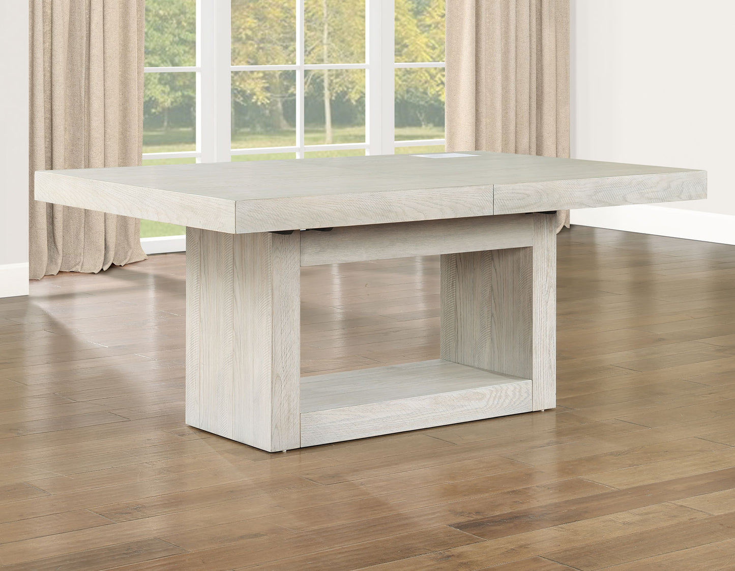 Garland 70-88-inch Table w/18-inch Leaf, Greige Finish