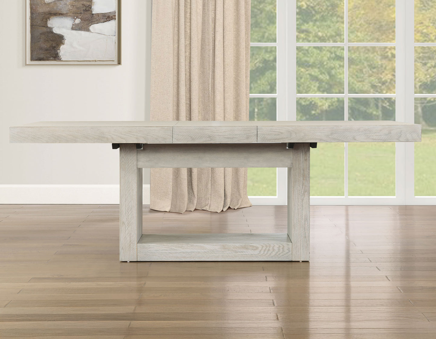 Garland 70-88-inch Table w/18-inch Leaf, Greige Finish