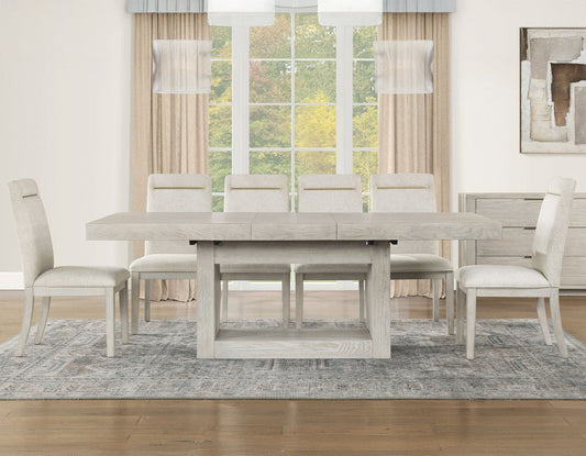 Garland 5-Piece Dining Set, Distressed Greige Finish