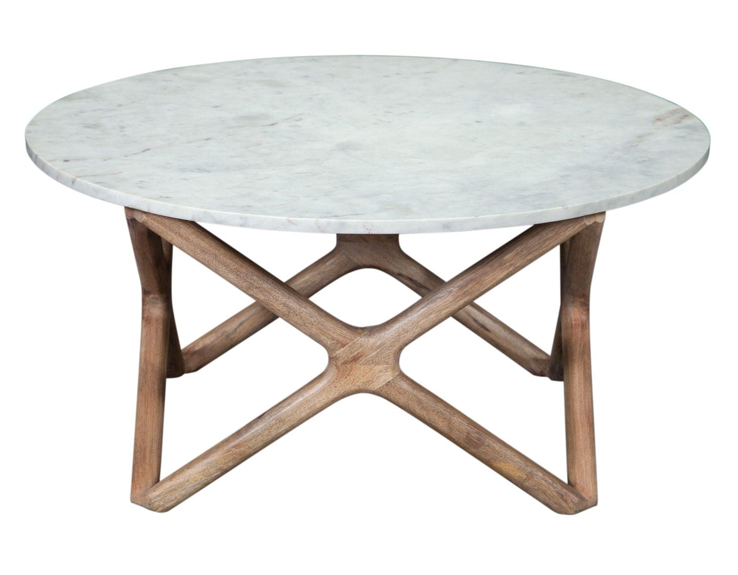 Wyman 3-Piece Round Banswara White Marble Top Table Set