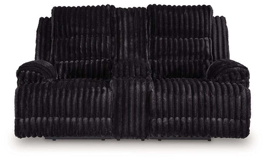 Rhines Falls DBL REC PWR Loveseat w/Console