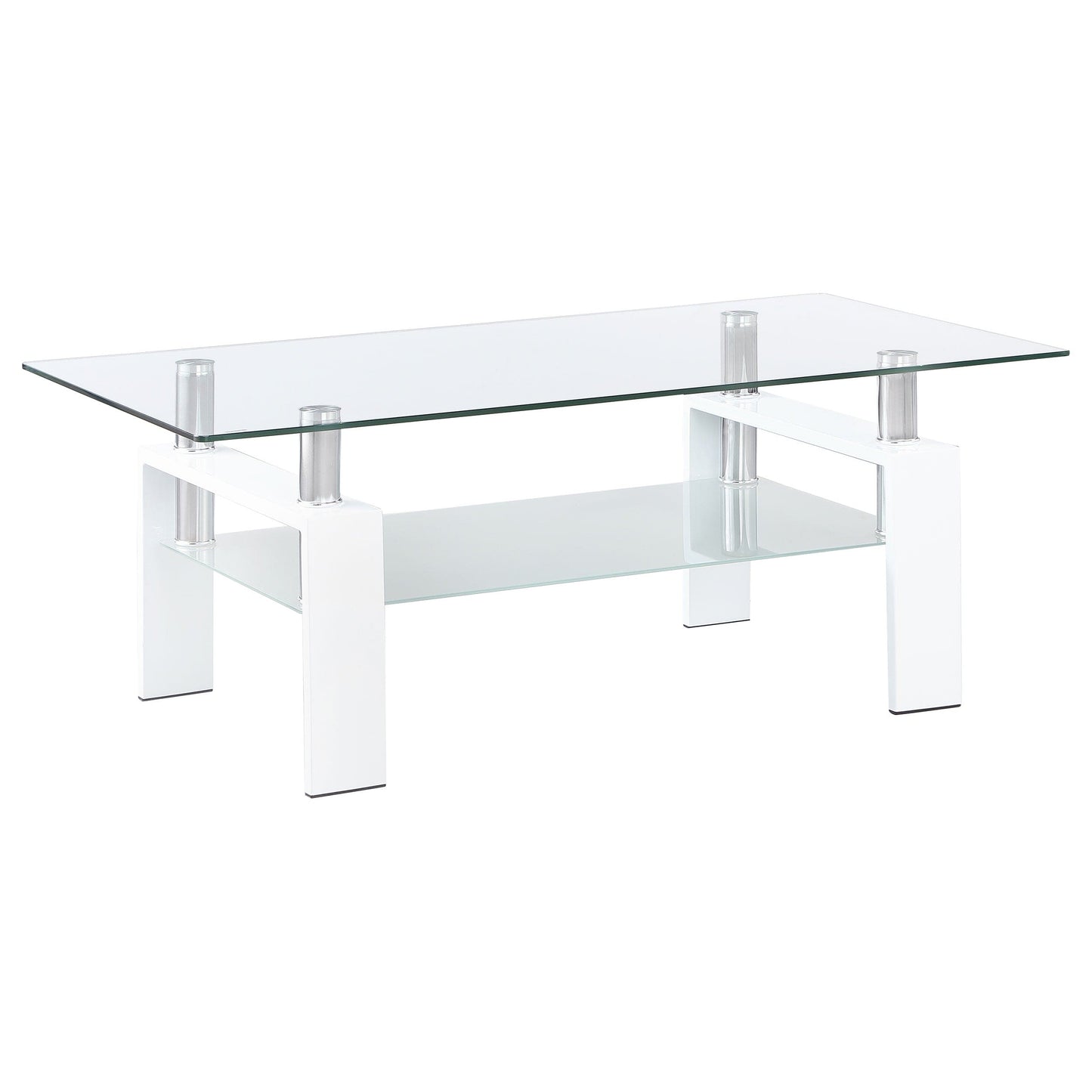 Dyer 3-piece Rectangular Coffee and End Table Set White