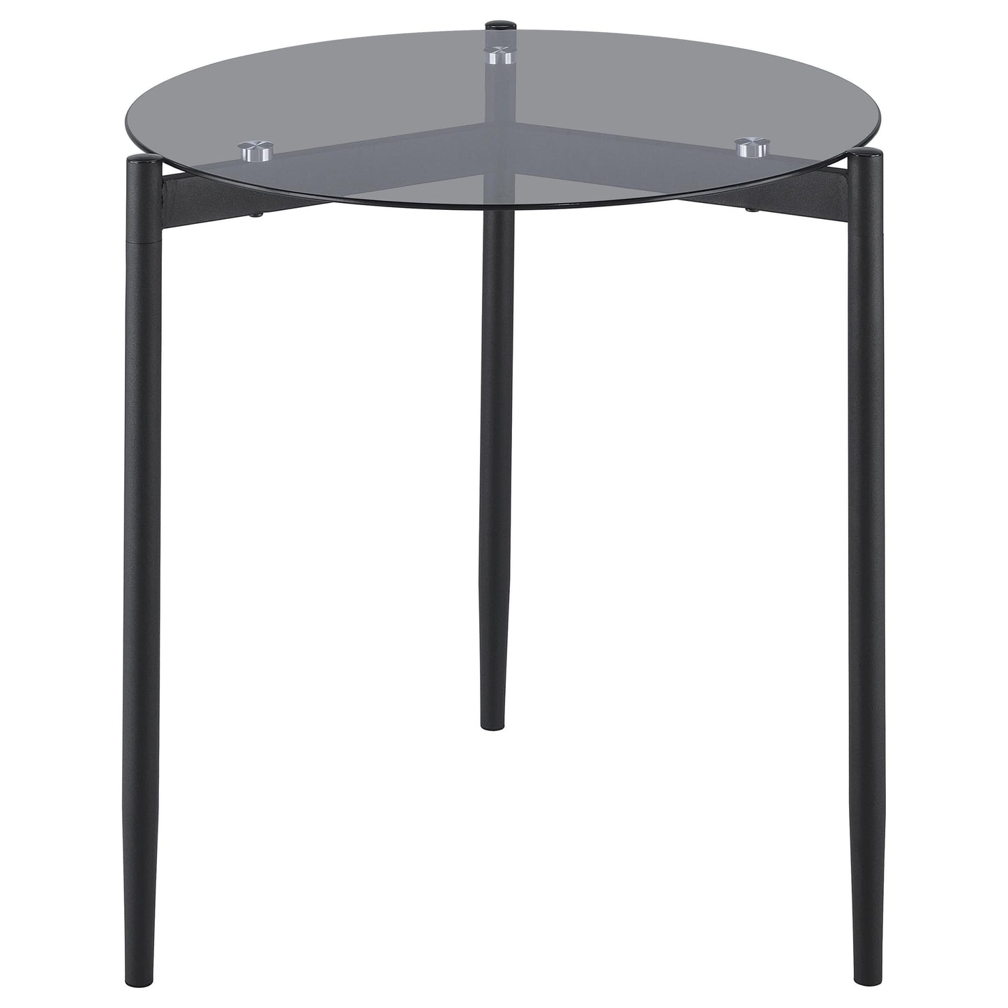 Rosalie 3-piece Round Coffee and End Table Set Grey