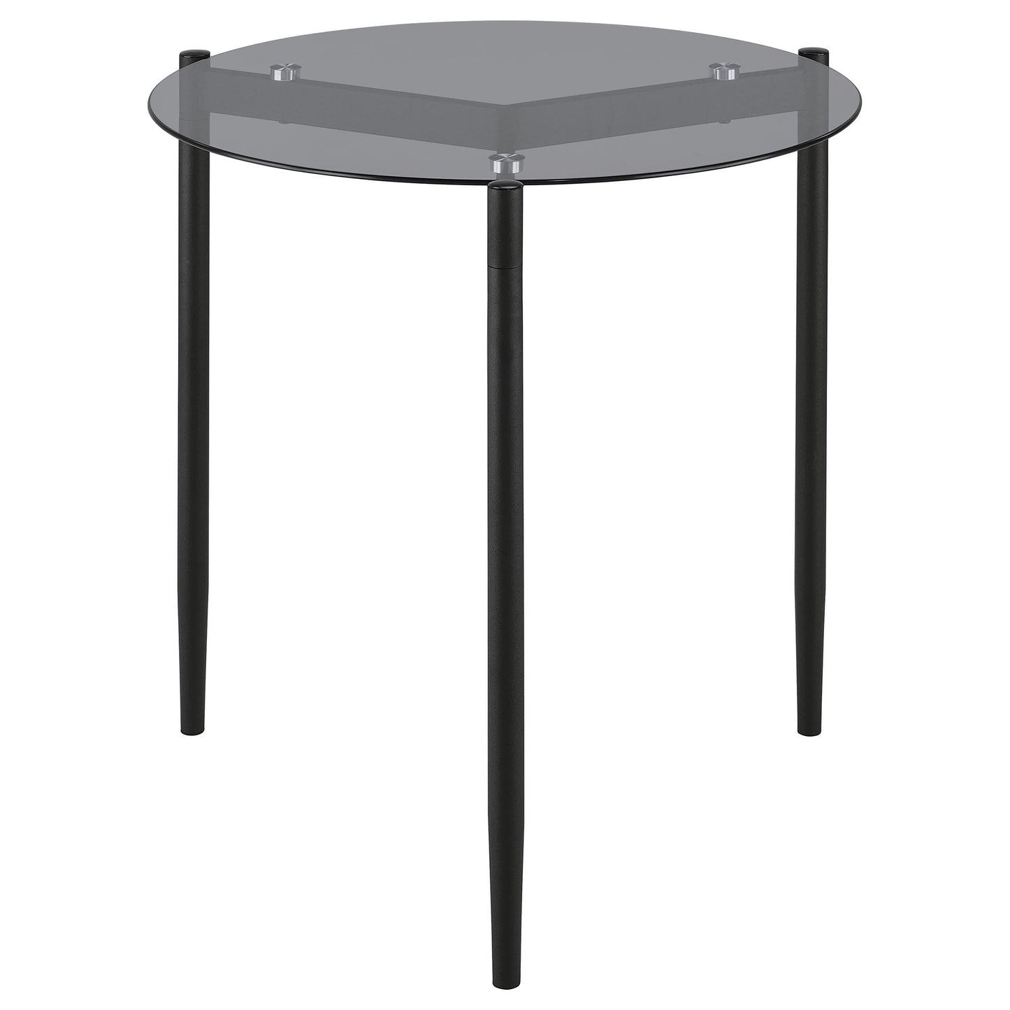 Rosalie 3-piece Round Coffee and End Table Set Grey