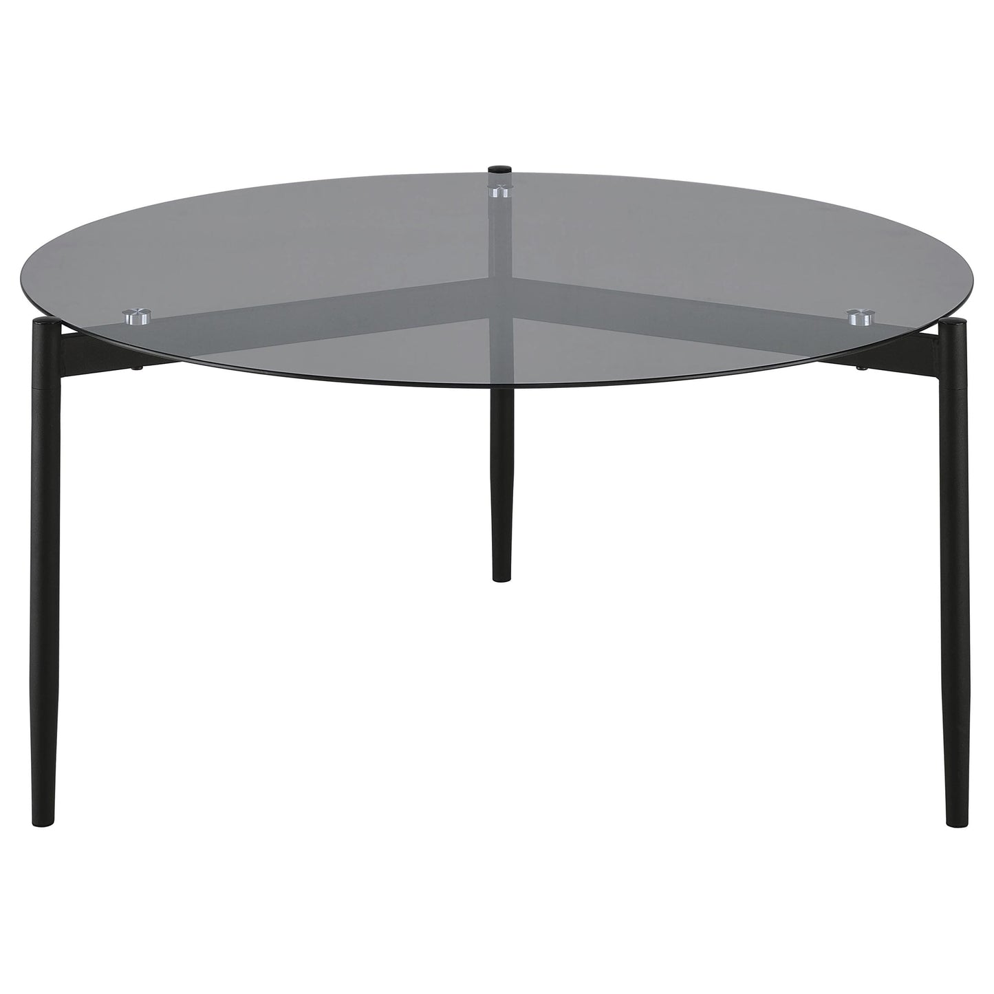 Rosalie 3-piece Round Coffee and End Table Set Grey