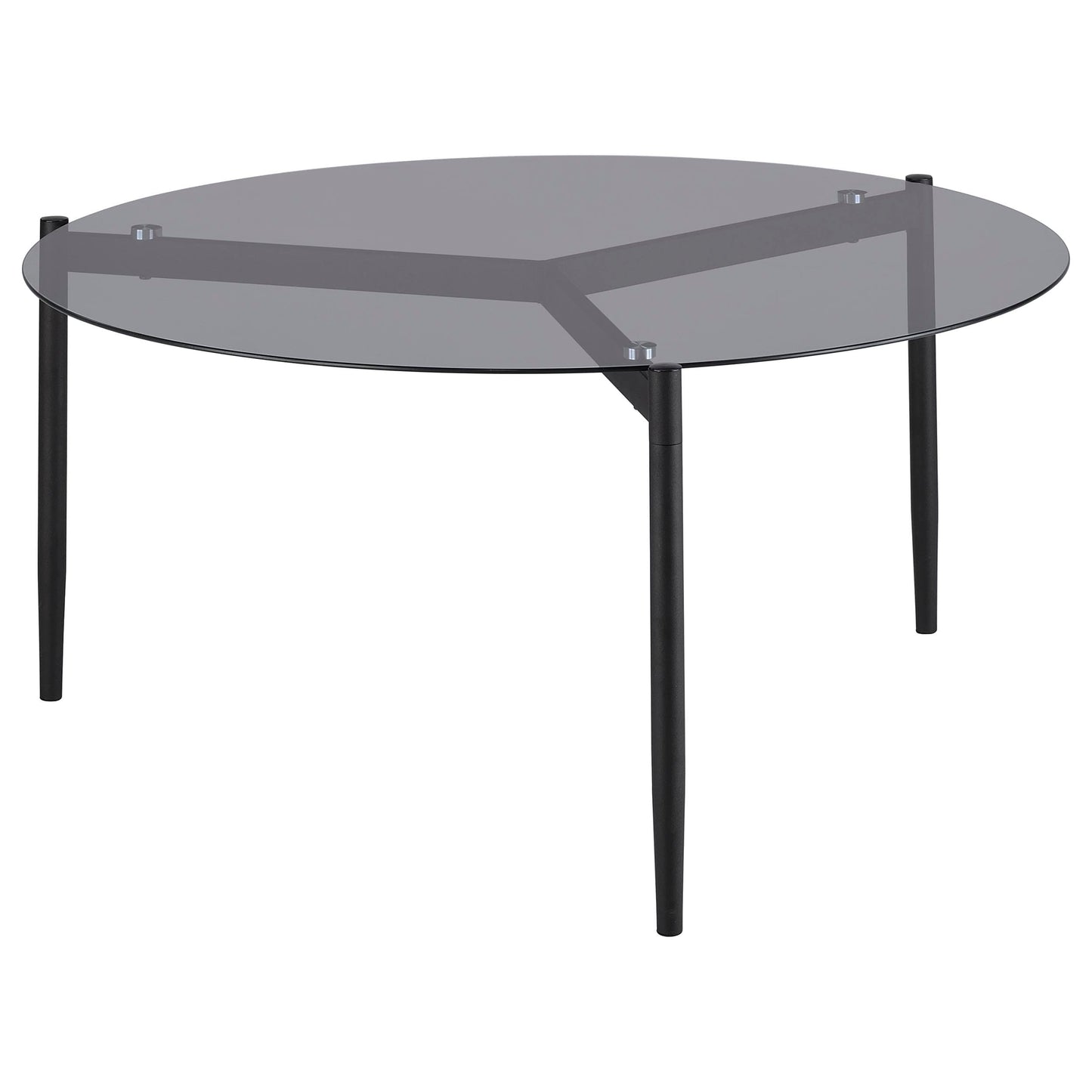 Rosalie 3-piece Round Coffee and End Table Set Grey