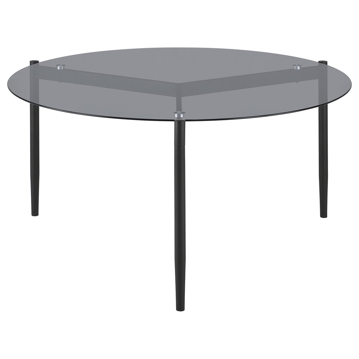 Rosalie 3-piece Round Coffee and End Table Set Grey