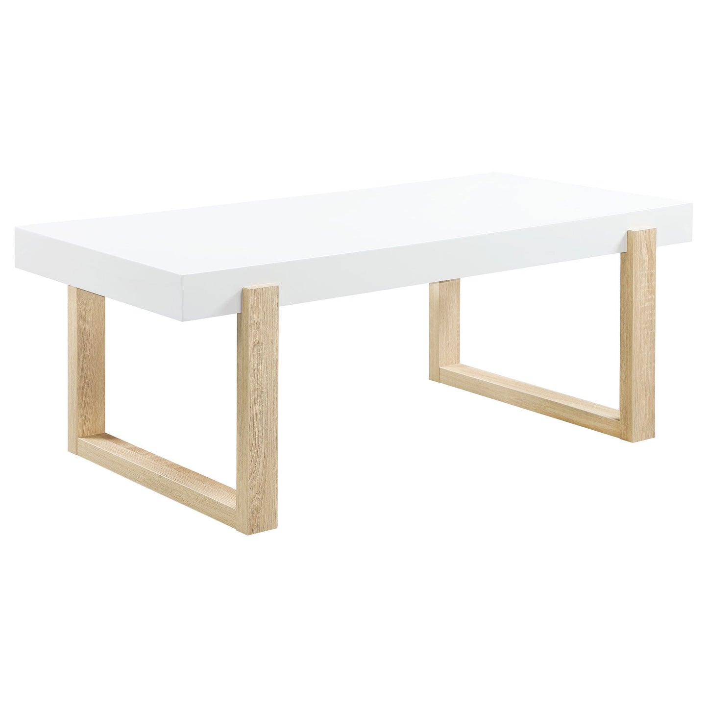 Pala 3-piece Coffee and End Table Set White High Gloss