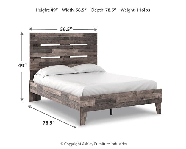 Ashley Express - Neilsville  Panel Platform Bed