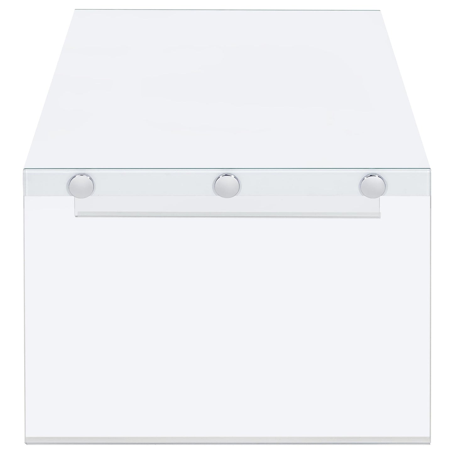 Opal 3-piece Coffee and End Table Set White High Gloss