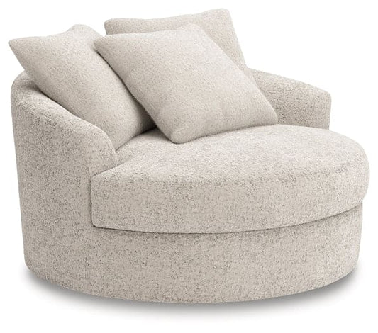 Cuddle Plush Oversized Swivel Accent Chair