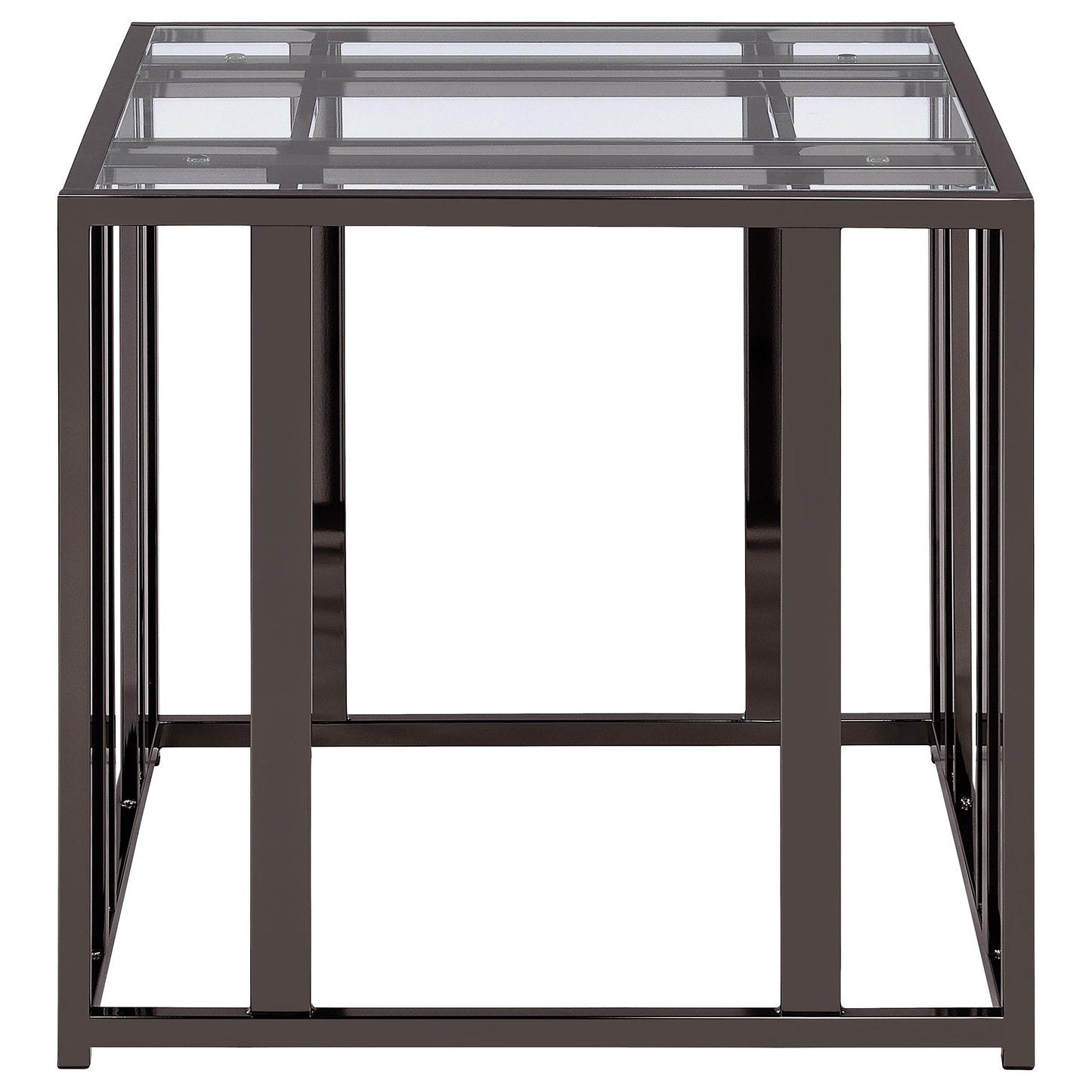 Adri 3-piece Coffee and End Table Set Black Nickel