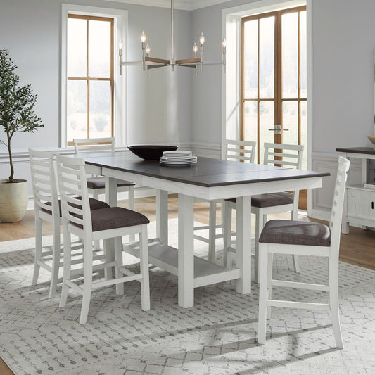 Brook Bay - 7 Piece Gathering Trestle Table