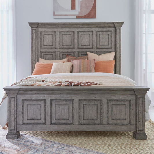Big Valley - King Panel Bed