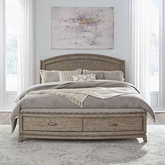 Avalon - King Panel Storage Bed