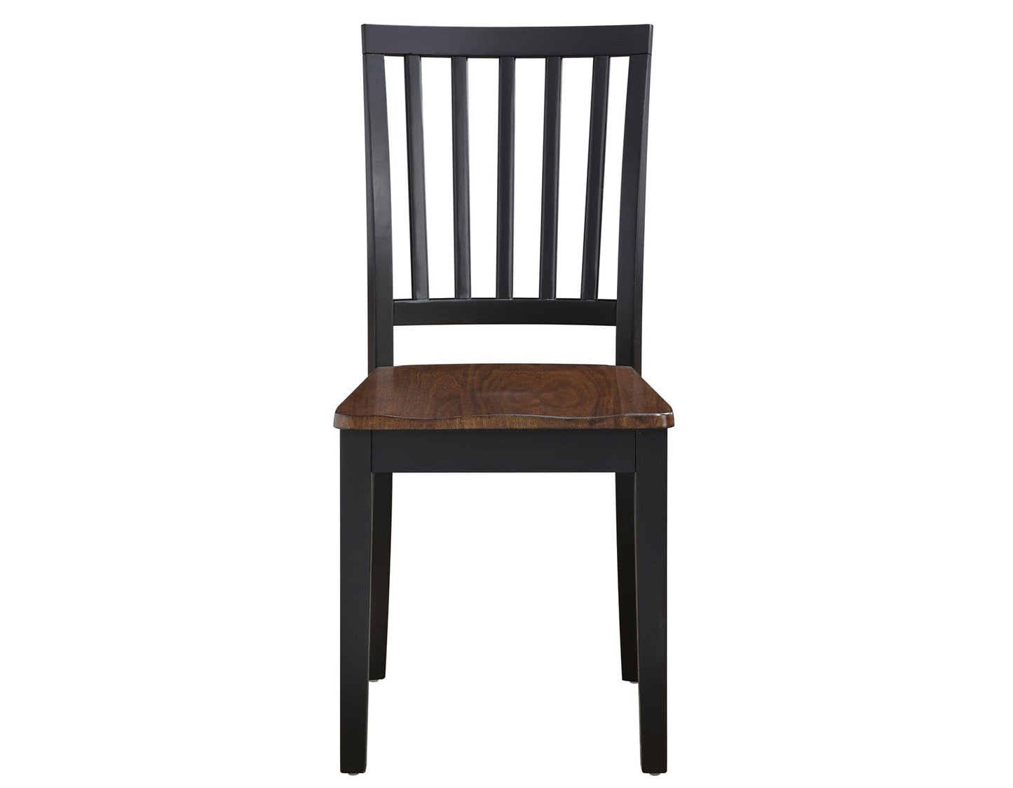 Joplin Solid Wood Farmhouse Chair, Walnut and Ebony Finish
