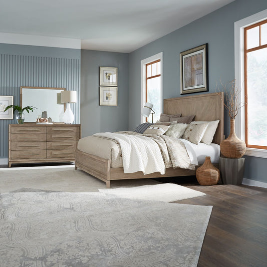 Brentwood - Queen Panel Bed, Dresser & Mirror