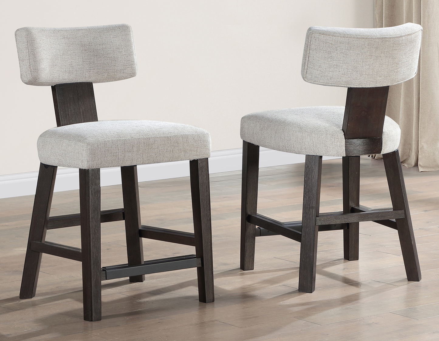 Oakley Counter Chair, Black