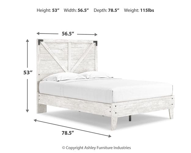 Ashley Express - Shawburn  Crossbuck Panel Platform Bed