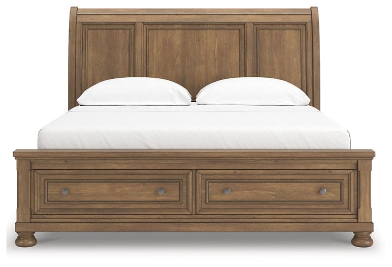 Feddinger California King Storage Sleigh Bed