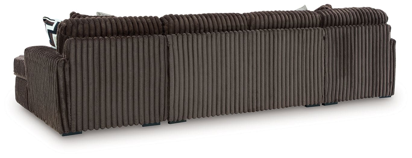 Midnight-Madness 3-Piece Sectional with Chaise