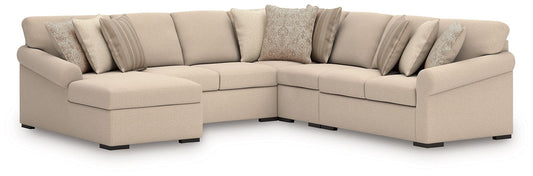 LadyMae 5-Piece Sectional with Chaise