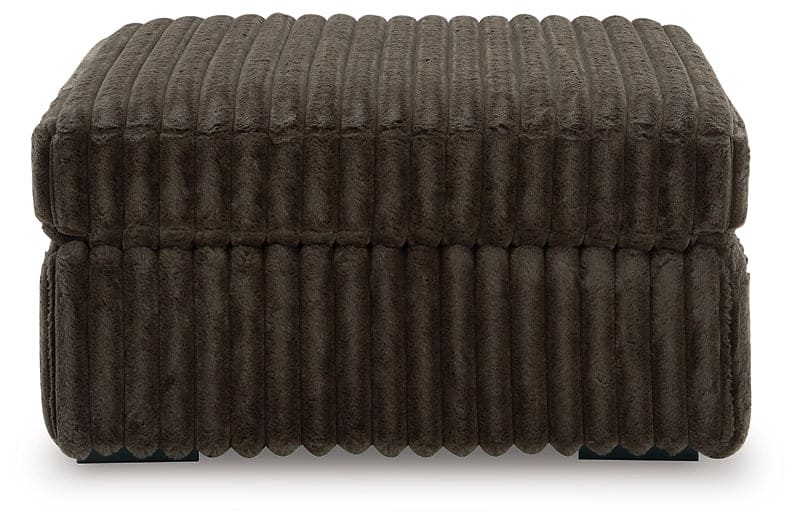 Midnight-Madness Oversized Accent Ottoman