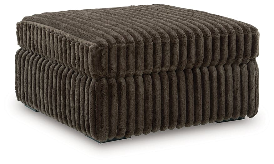 Midnight-Madness Oversized Accent Ottoman