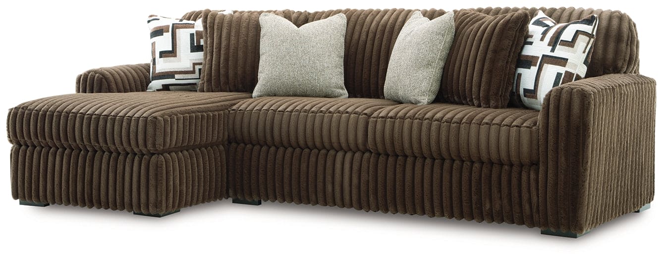 Midnight-Madness 2-Piece Sectional Sofa with Chaise