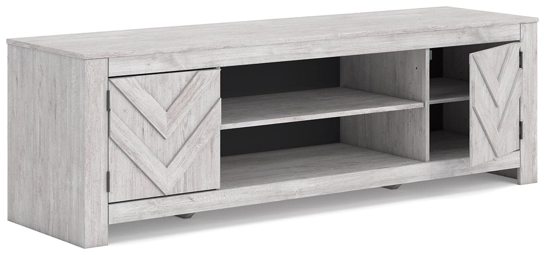 Cayboni LG TV Stand w/Fireplace Option