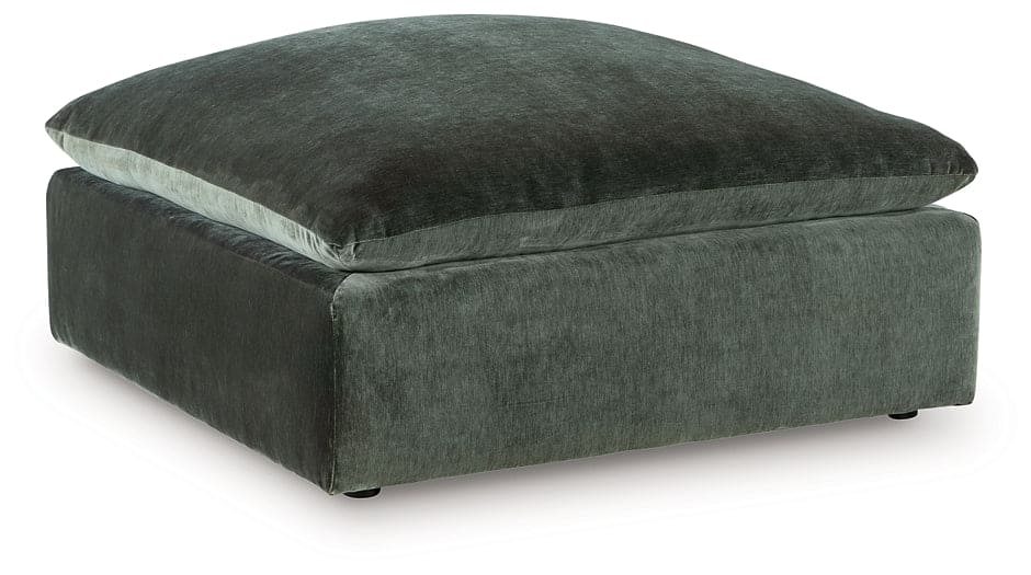 Carriage View Oversized Accent Ottoman